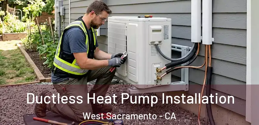  Ductless Heat Pump Installation West Sacramento - CA