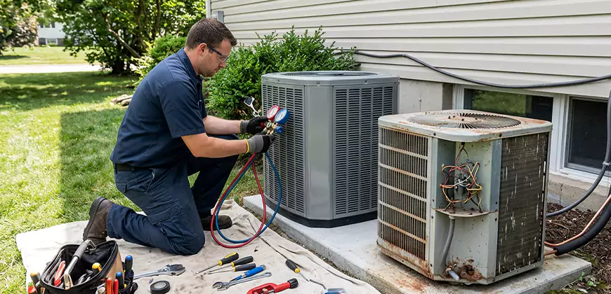 Seasonal AC Checkup in West Sacramento