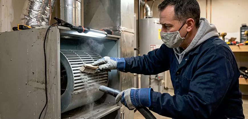 Commercial Vent Decontamination in West Sacramento